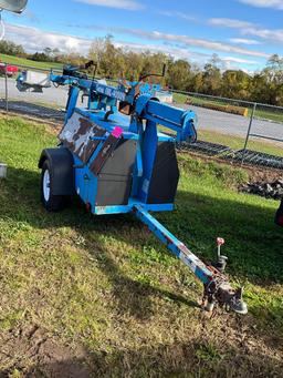 Genie TML-400N Light Tower, Deutz DSL, 2" Ball, Outriggers, Manual Boom Control