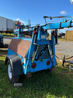 Genie TML-400N Light Tower, Deutz DSL, 2" Ball, Outriggers, Manual Boom Control