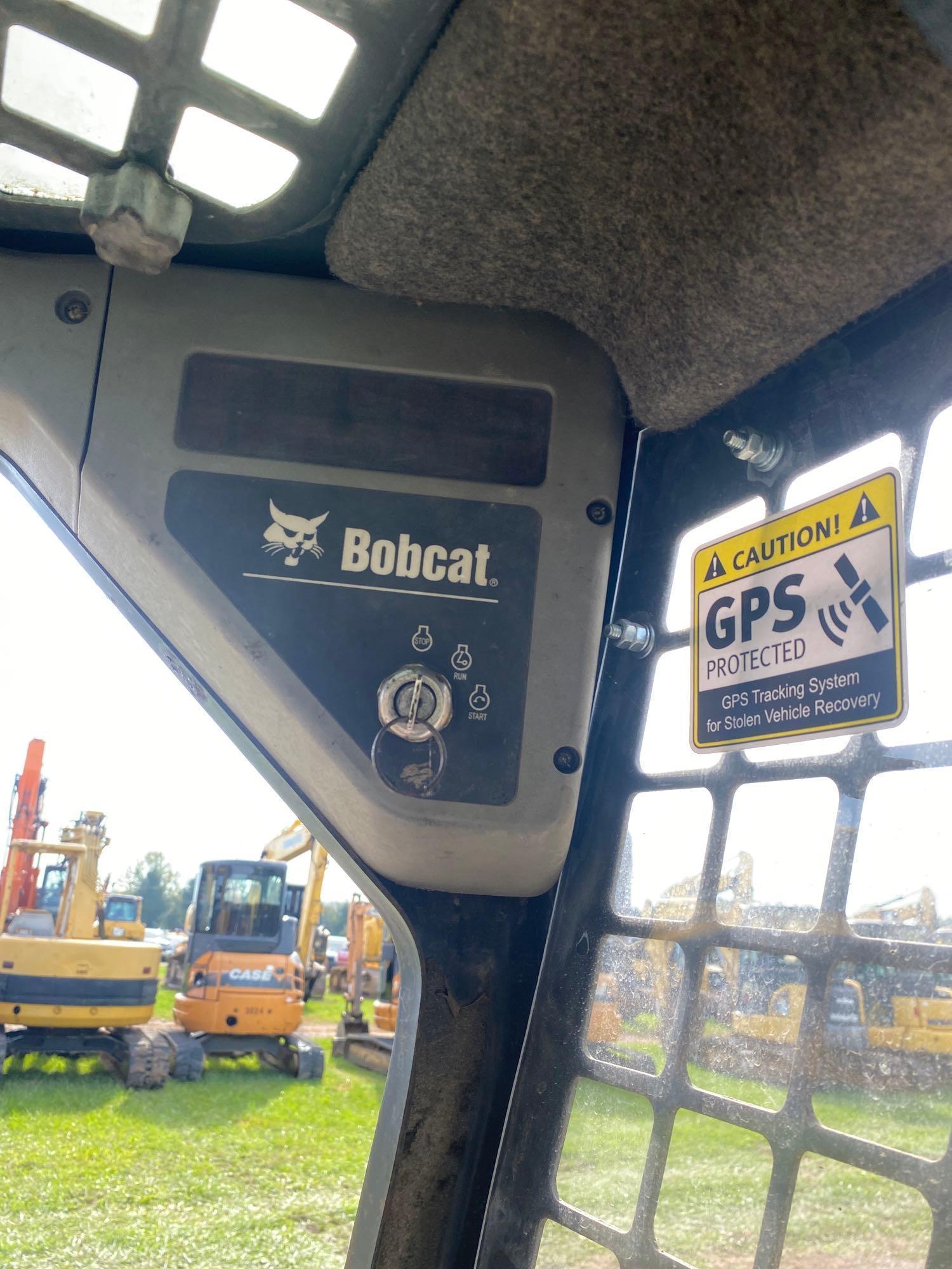 Bobcat T190 Track Steer, Rops, Rubber Tracks, GP Bucket, Quick Attach, Aux Hyd, SN: 313280, Hours: