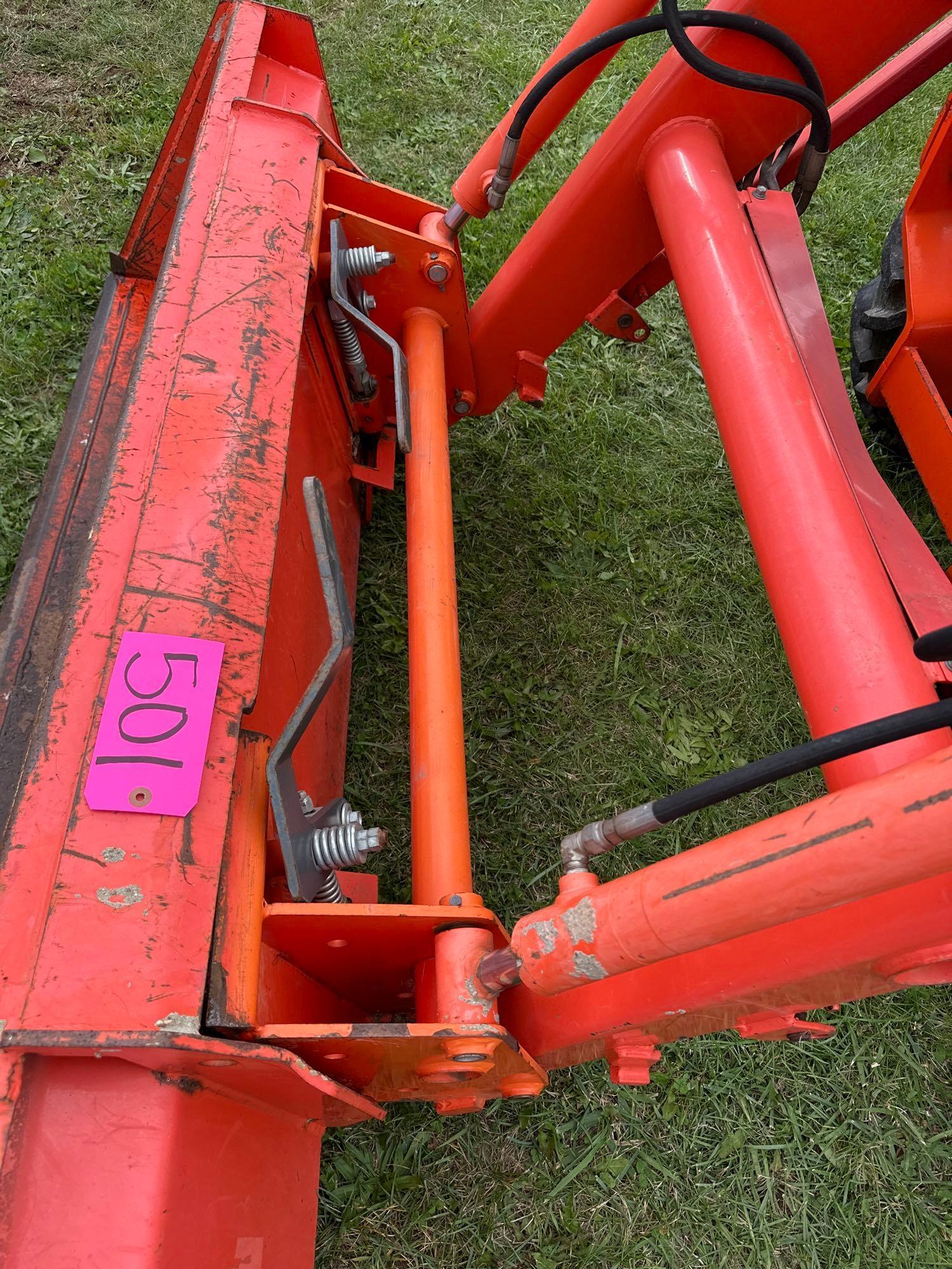 Kubota L4701 w/ LA765, SS Quick Attach, 3 PT PTO, 4x4, Hydstat, SN: L4701D59139, Hours: 504