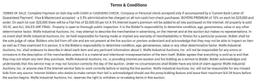 Terms and Conditions