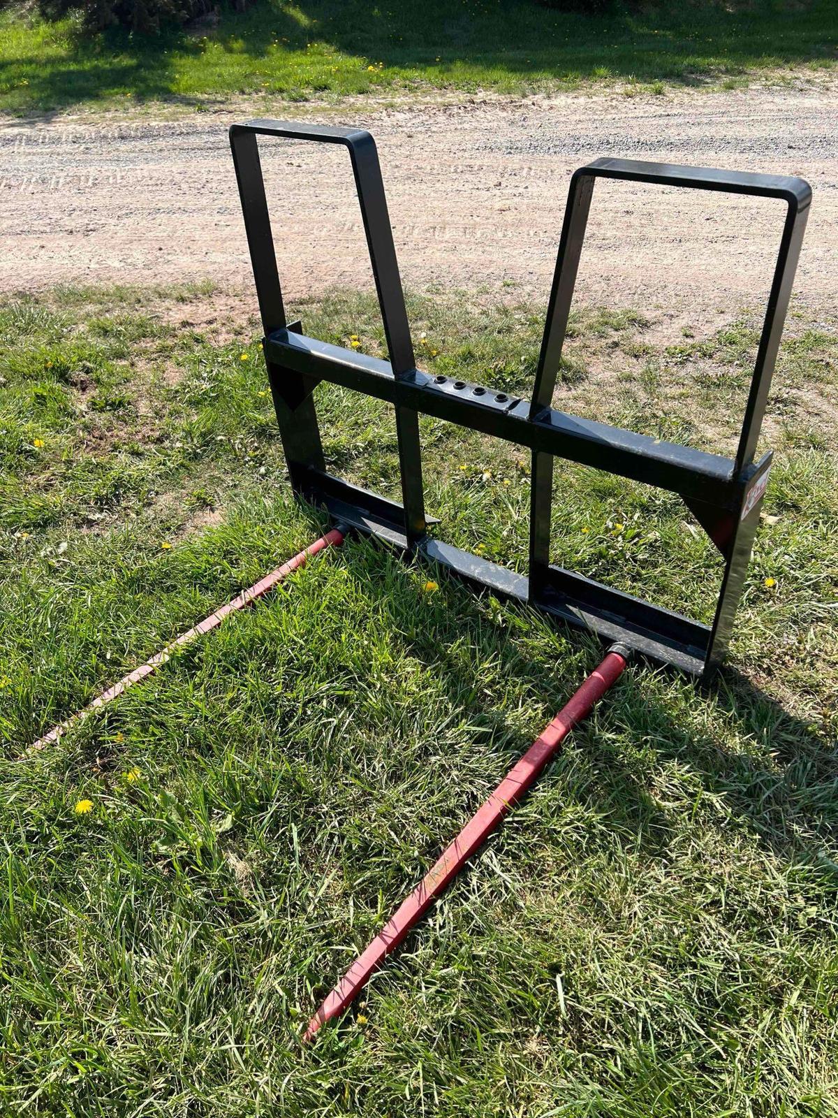 Unused Dual Prong Kivel Bale Spear