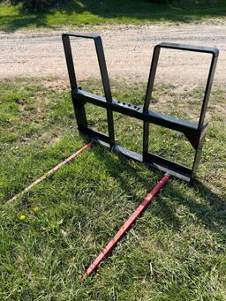 Unused Dual Prong Kivel Bale Spear
