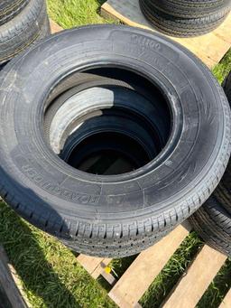 Set of 4 ST225/75R15 Radial Trailer Tires