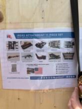 UNUSED 11 Piece Mini Excavator Attachments