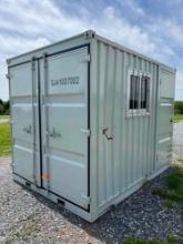 7x11'9 Portable Office Container W/ Side Door
