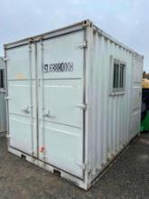 7x11'9 Portable Office Container W/ Side Door