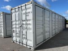 40' High Cube Four Multi Doors Container