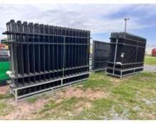 Unused 418' Fence W/ 18' Swing Gate