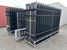 Unused 418' Fence W/ 18' Swing Gate