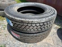 (2) UNUSED 285/75R24.5 Tires