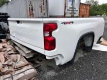 Chevy Silverado White Truck Bed