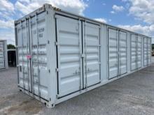 40' High Cube Four Multi Doors Container