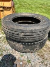 (2) 225/70R19.5 Tires