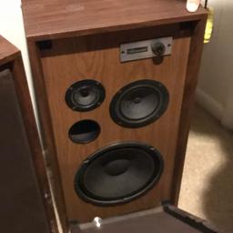 Pair of Monteverdi Model WW-0680 Series 335 A Custom Built Bass Reflex Speakers