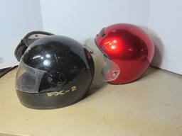 3 Motorcycle Helmets