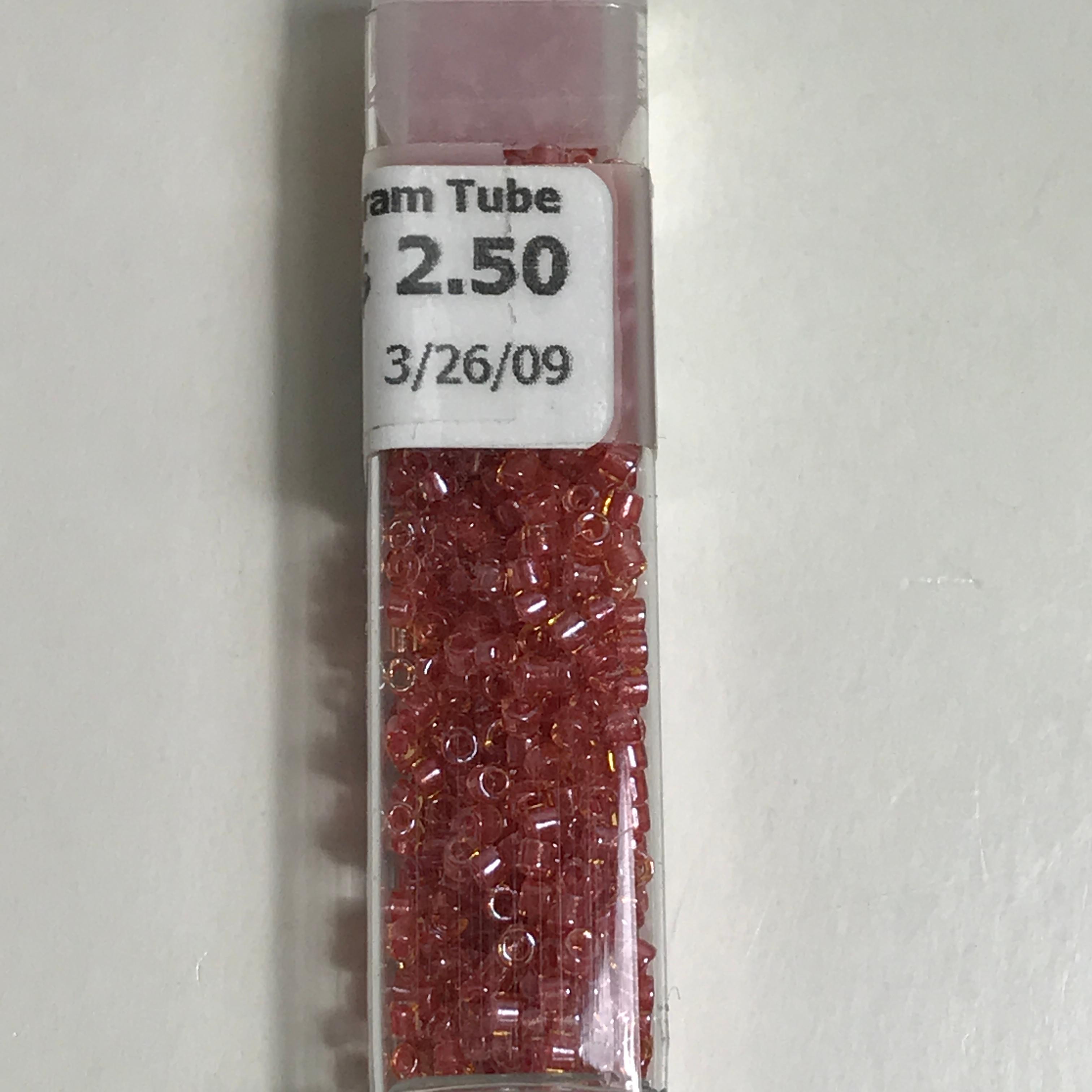 Lot of Spkl Salmon Lined Topaz: Sparkling DK AM Lined Crystal Beads