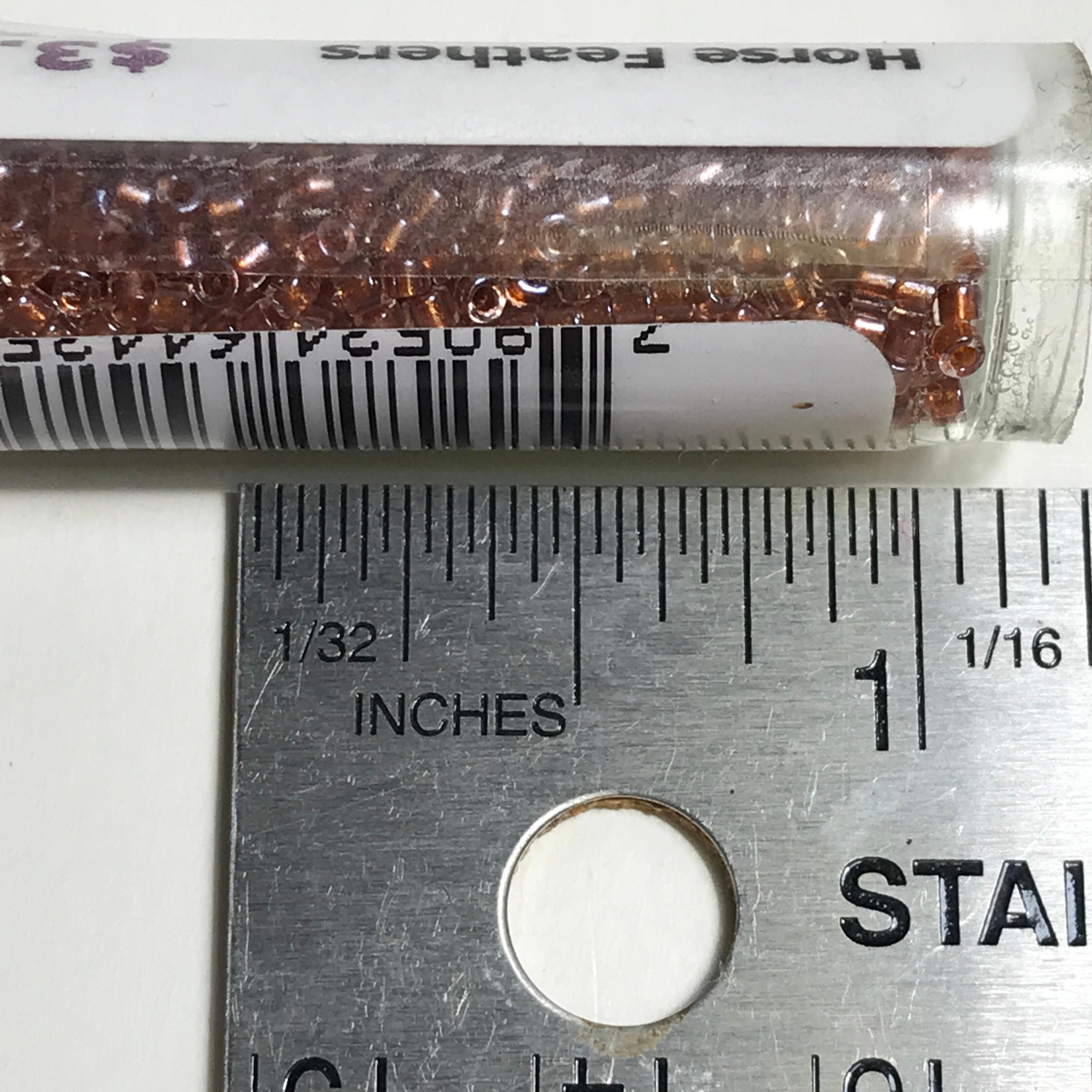 Lot of Spkl Salmon Lined Topaz: Sparkling DK AM Lined Crystal Beads
