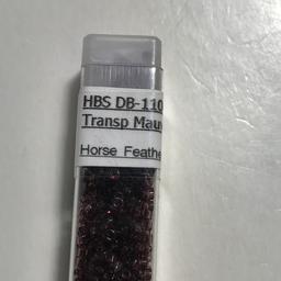 Lot of Transparent Mauve Beads