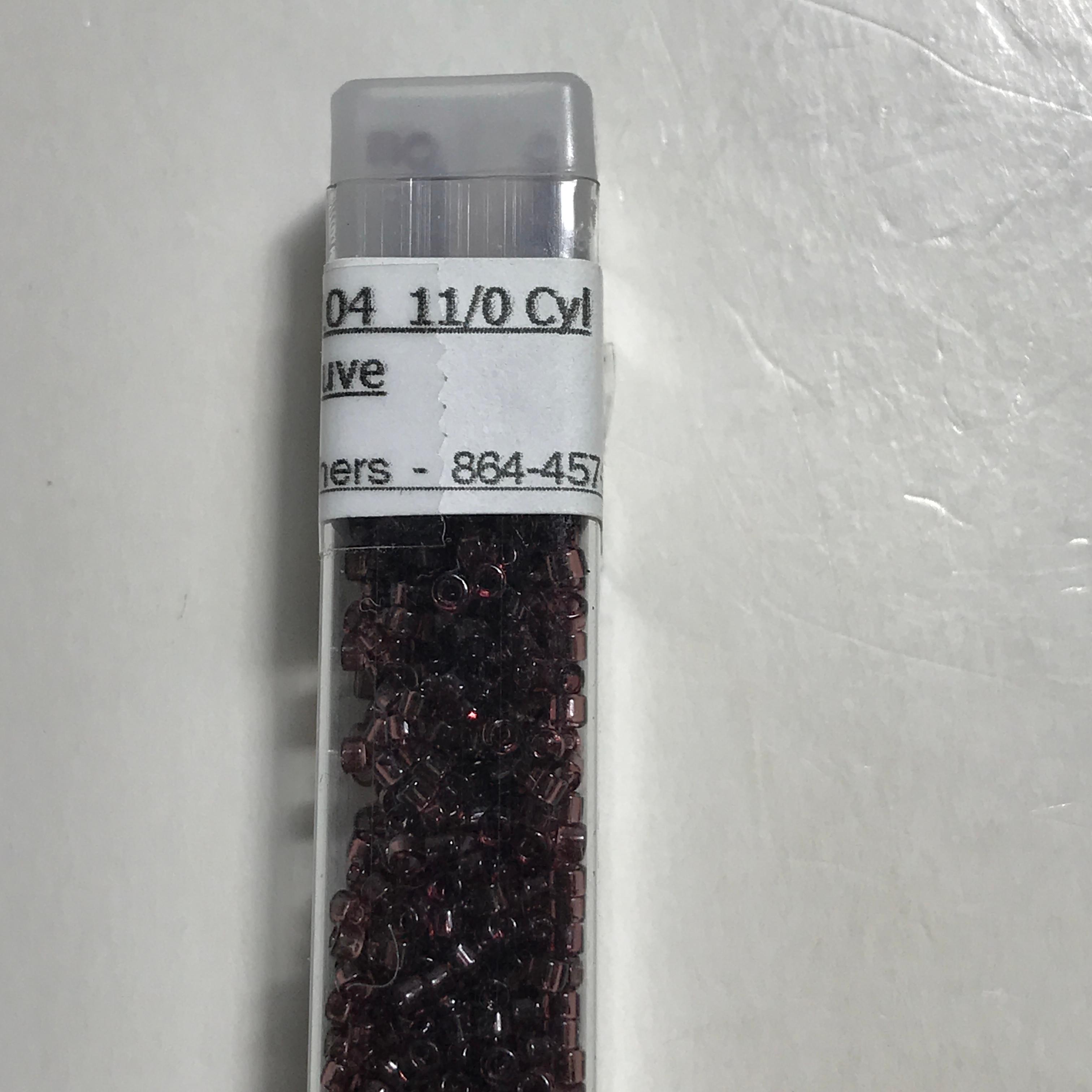 Lot of Transparent Mauve Beads