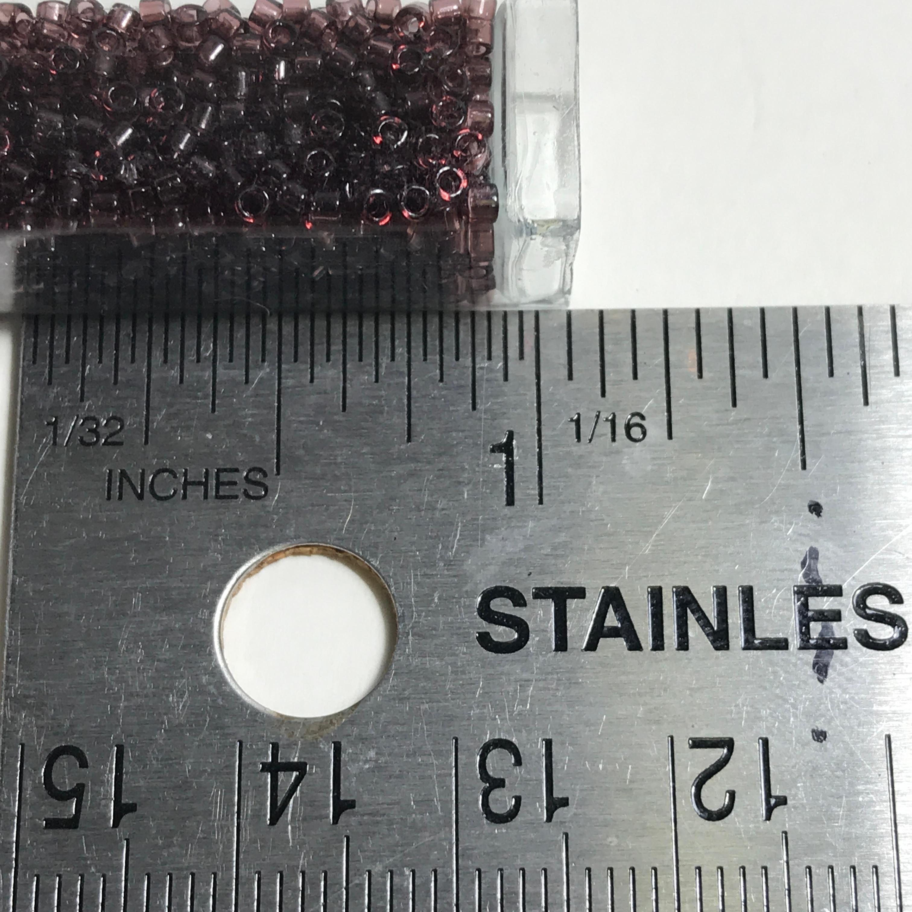 Lot of Transparent Mauve Beads
