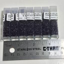 Lot of Transparent Light Mauve Beads