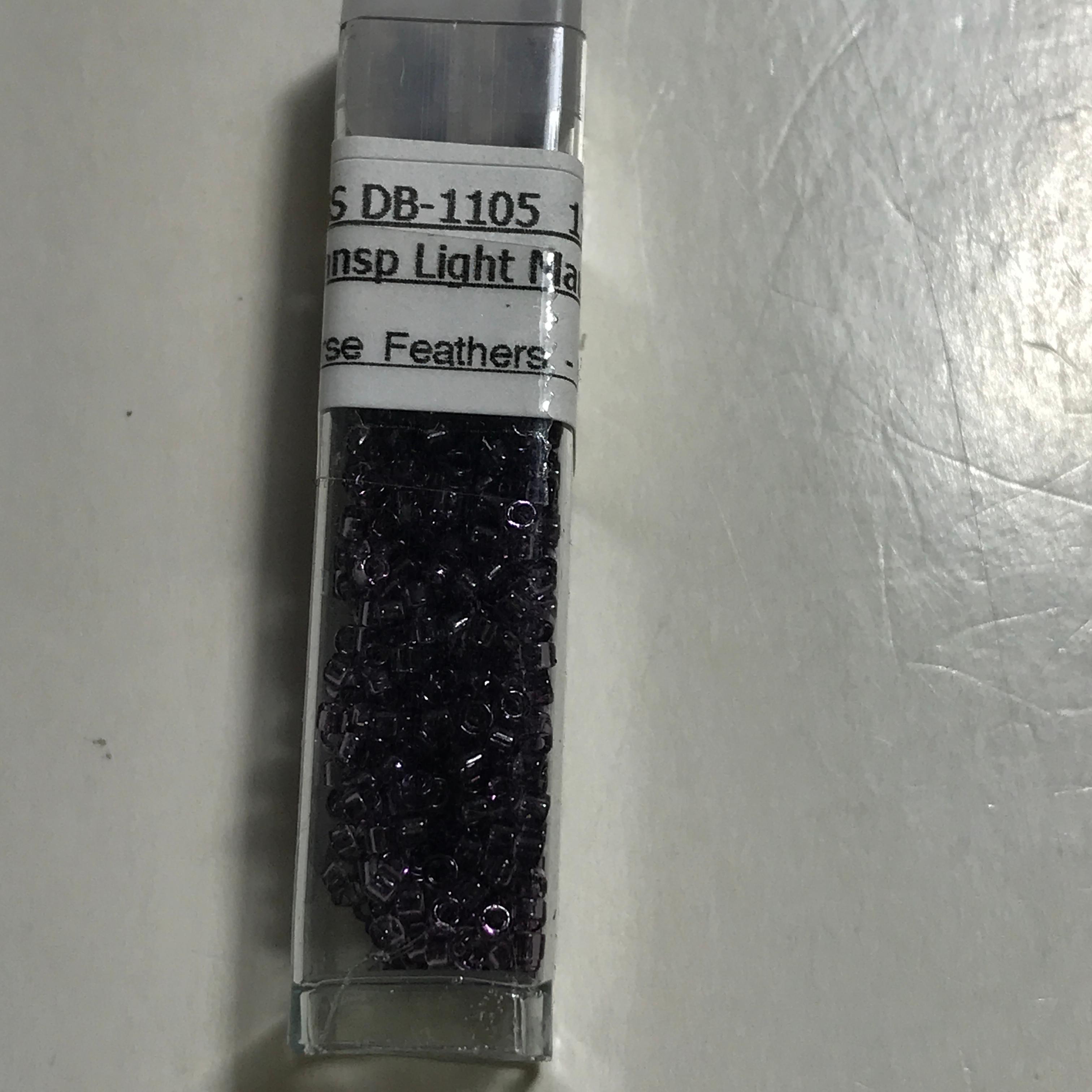 Lot of Transparent Light Mauve Beads
