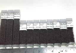 Lot of Matte Transp Mauve Beads