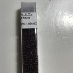 Lot of Matte Transp Mauve Beads