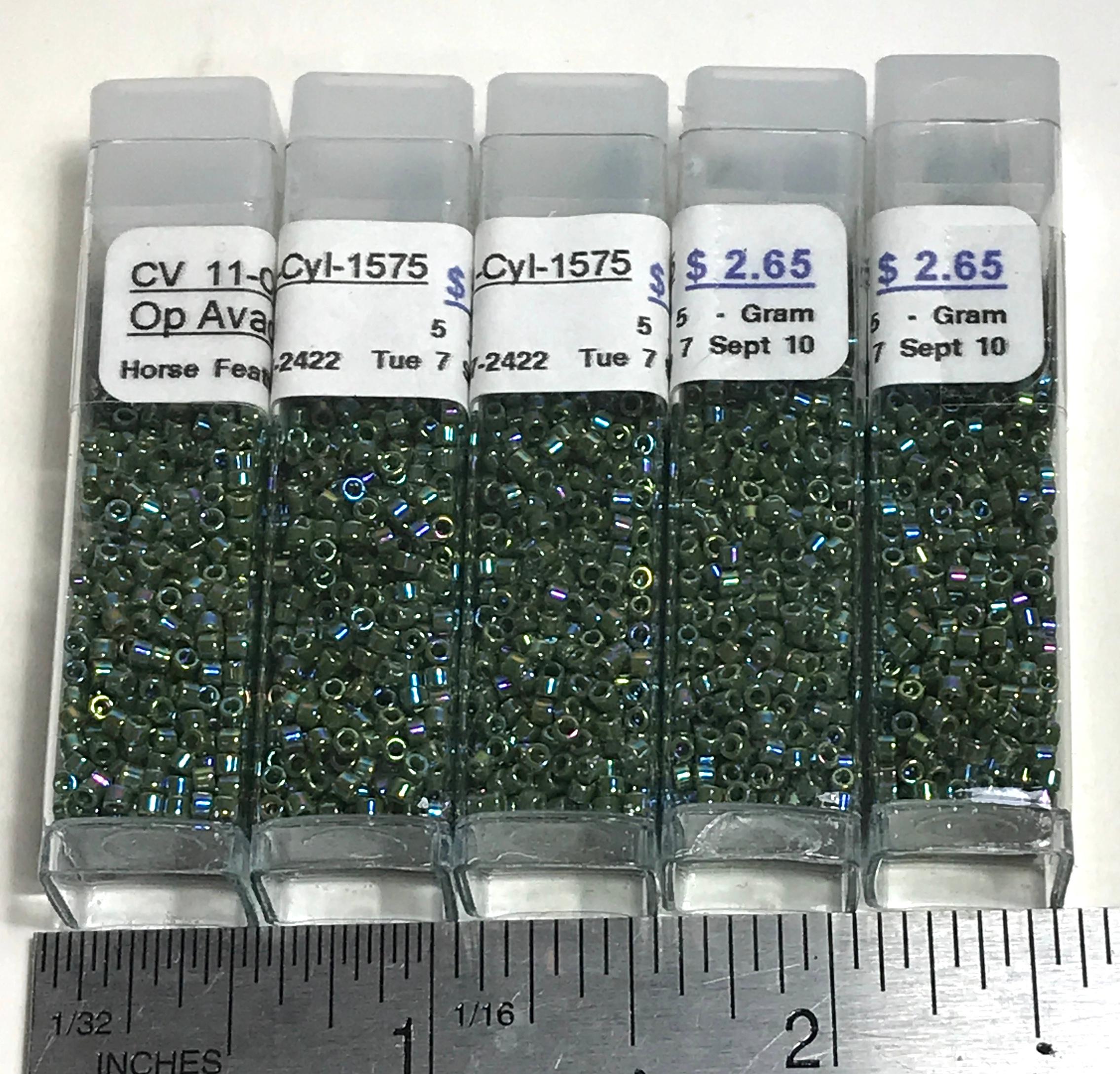 Lot of OP Avocado AB Beads
