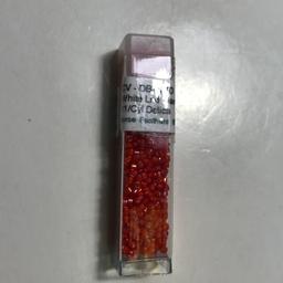 Lot of White Lnd Flame Red AB: Matte LT Red AB Beads