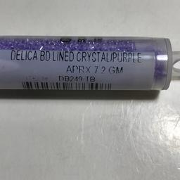 Lot of BD Lined Crystal /PL Lilac:Db Lined Crystal/Purple:Matte Sapphire AB Beads