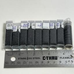 Lot of Matte Black Beads