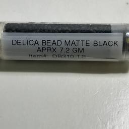 Lot of Matte Black Beads