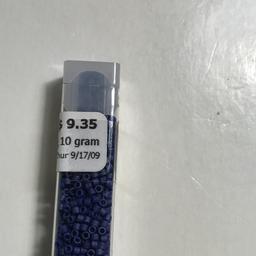 Lot of Denim DK Matte Met Gray Beads