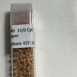 Lot of Silver Lined Gold Crystal: Matte OP LT Terracotta Luster: Matte Copper: DBM-42 Beads