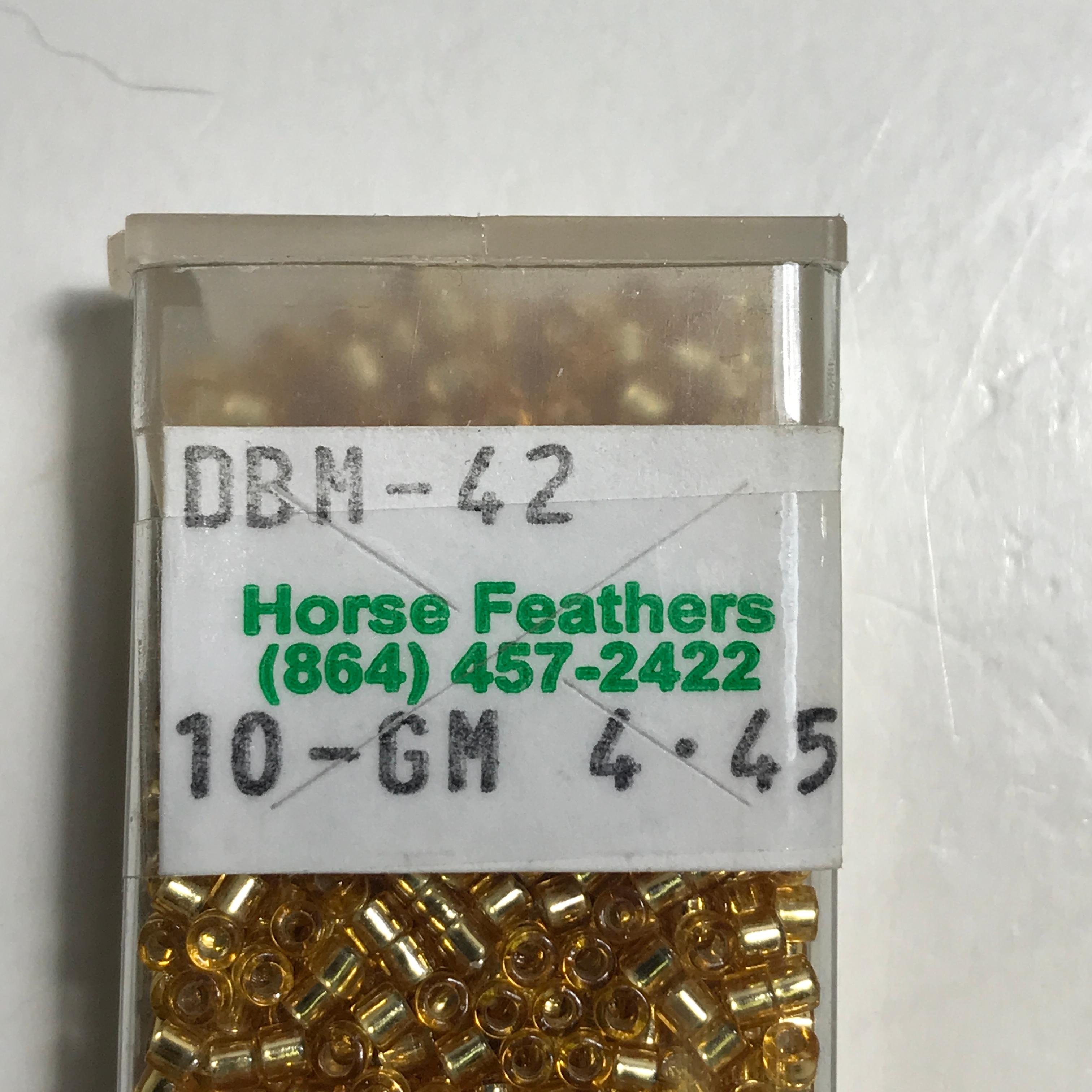 Lot of Silver Lined Gold Crystal: Matte OP LT Terracotta Luster: Matte Copper: DBM-42 Beads