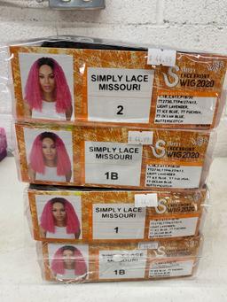 Lot of 22 Various Wigs