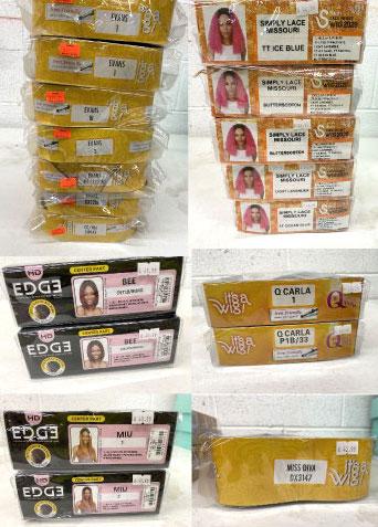 Lot of 19 Various Wigs