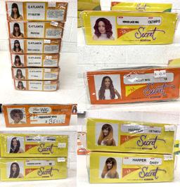 Lot of 15 Various Wigs
