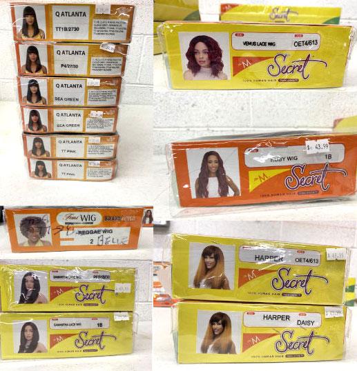 Lot of 15 Various Wigs