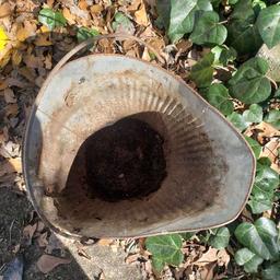 Galvanized Coal Bucket with Handle