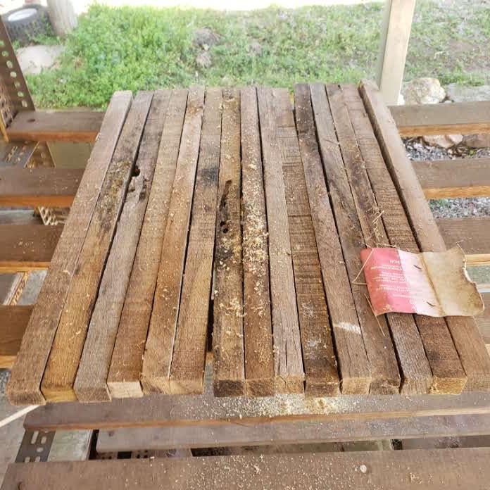 Bundle of 30 Wood Rough Cut Sticks For Crafts or Repurposing