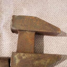 Lot of 3 Antique Wood Handle Square Jaw Monkey Wrenches - Graduated Sizes