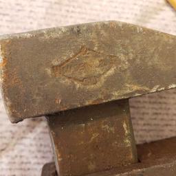 Lot of 3 Antique Wood Handle Square Jaw Monkey Wrenches - Graduated Sizes