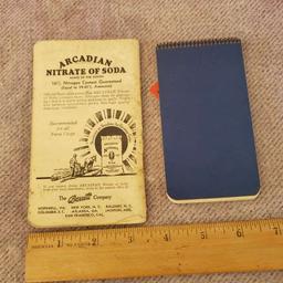 Lot of 2 Vintage Arcadian Nitrate of Soda Books