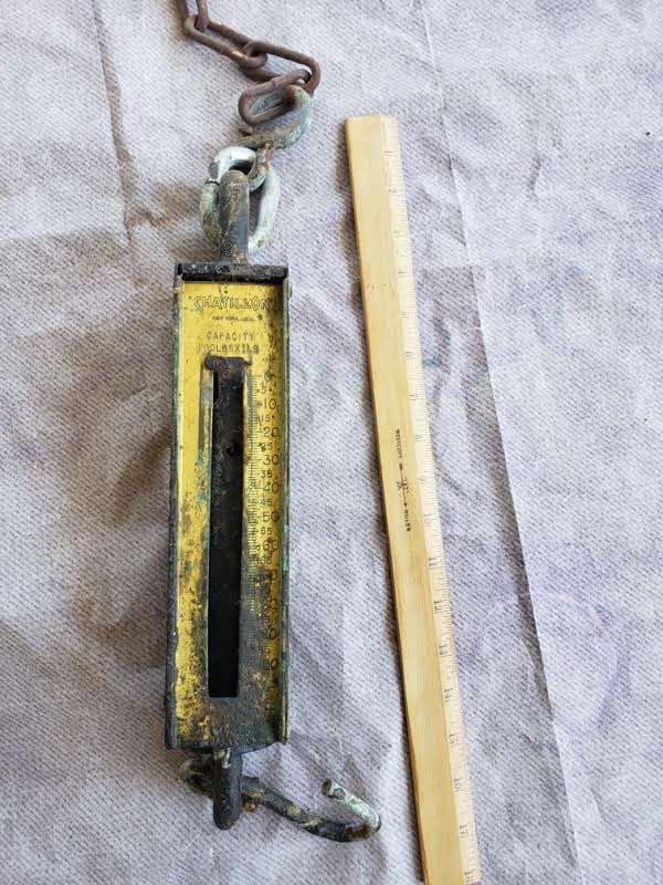 Vintage Chatillon Scale, 100 Lbs Capacity