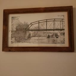 ”War Eagle Mill” Pencil Signed and Numbered Lithograph