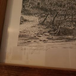 ”War Eagle Mill” Pencil Signed and Numbered Lithograph