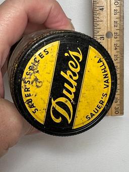 Vintage Duke’s Mayonnaise 8 oz. Jar with Original Lid
